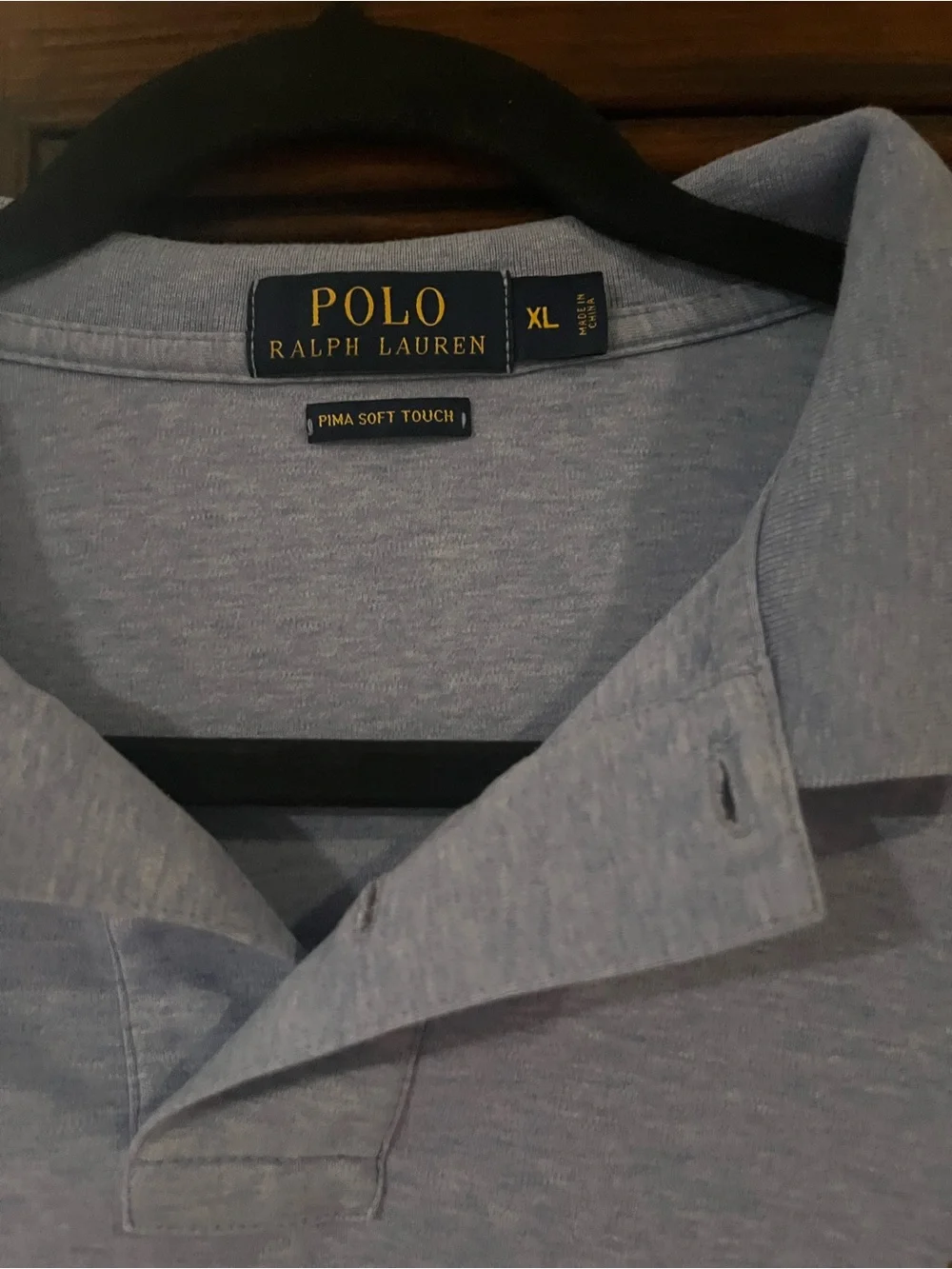 Polo Ralph Lauren Pima Soft Touch Polo Shirt – Light Blue – Men’s XL